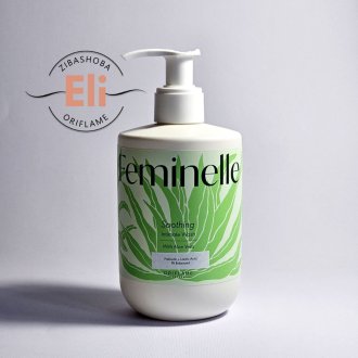 بسته‌بندی سبز ژل فمینله آلوئه‌ورا 300ml