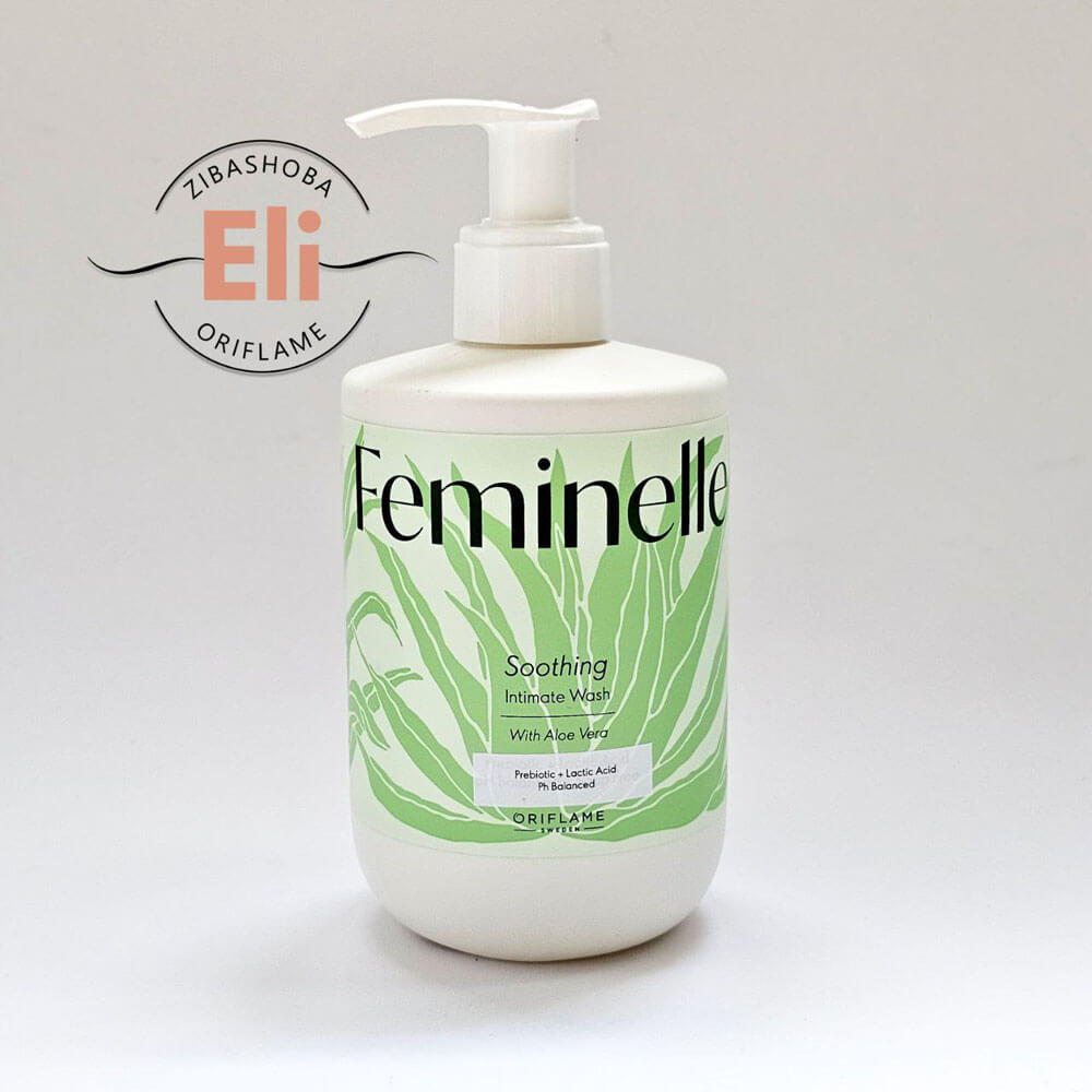 feminelle-soothing-aloe-vera-main ژل شستشوی فمینله آلوئهورا اوریفلیم – تسکیندهنده و مرطوبکننده